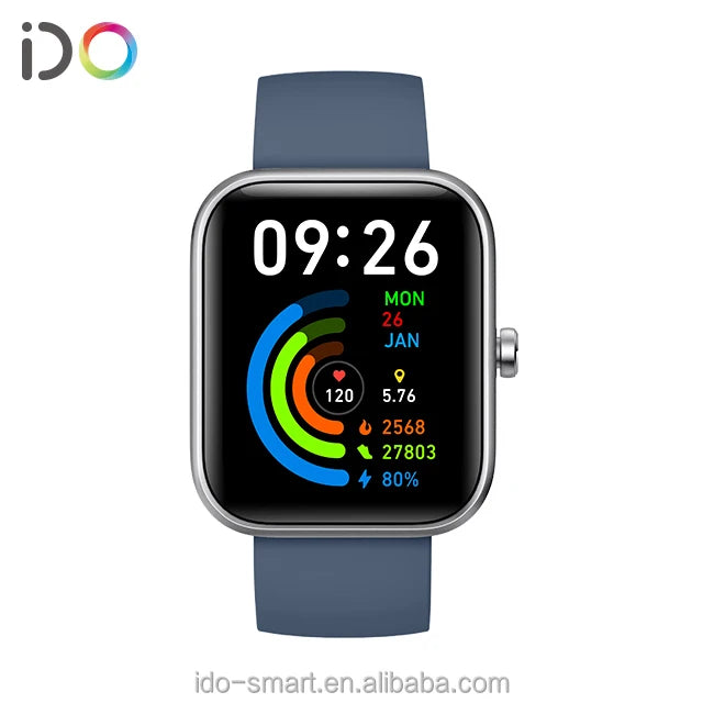 2024 1.85INCH Fashion Smart Watch Touch Screen BT Call IP68 Waterproof Alexa Heart Rate Sports Smartwatch for Men and Women