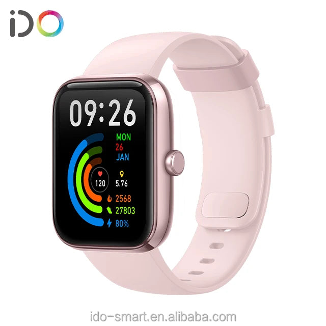 2024 1.85INCH Fashion Smart Watch Touch Screen BT Call IP68 Waterproof Alexa Heart Rate Sports Smartwatch for Men and Women