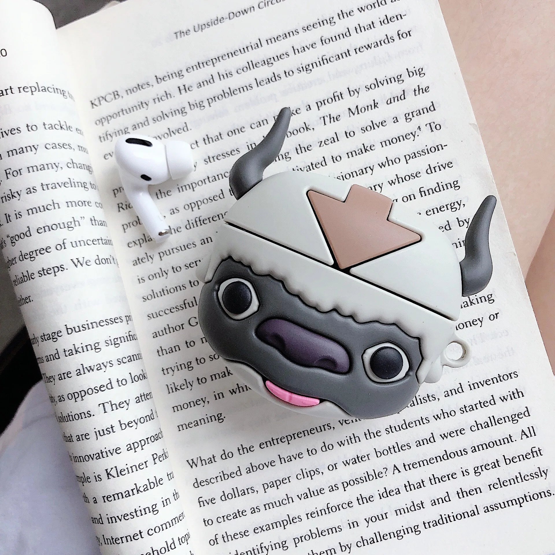 Headphone Case For Airpods 4 case  2 1 2Pro pro3 case Shell Cute Cartoon Popular Caw Design Silicone Ear Buds case with Hook