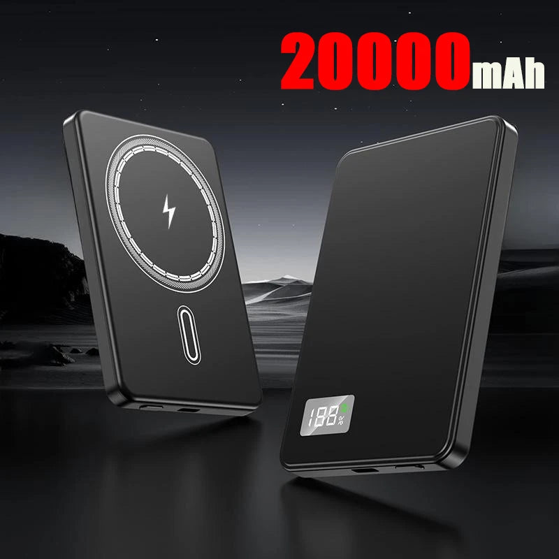 OnePlus 50000mAh Magnetic Wireless Power Bank PD 22.5W High Quality Alloy Fast And Thin Charger Portable Powerbank For Magsafe