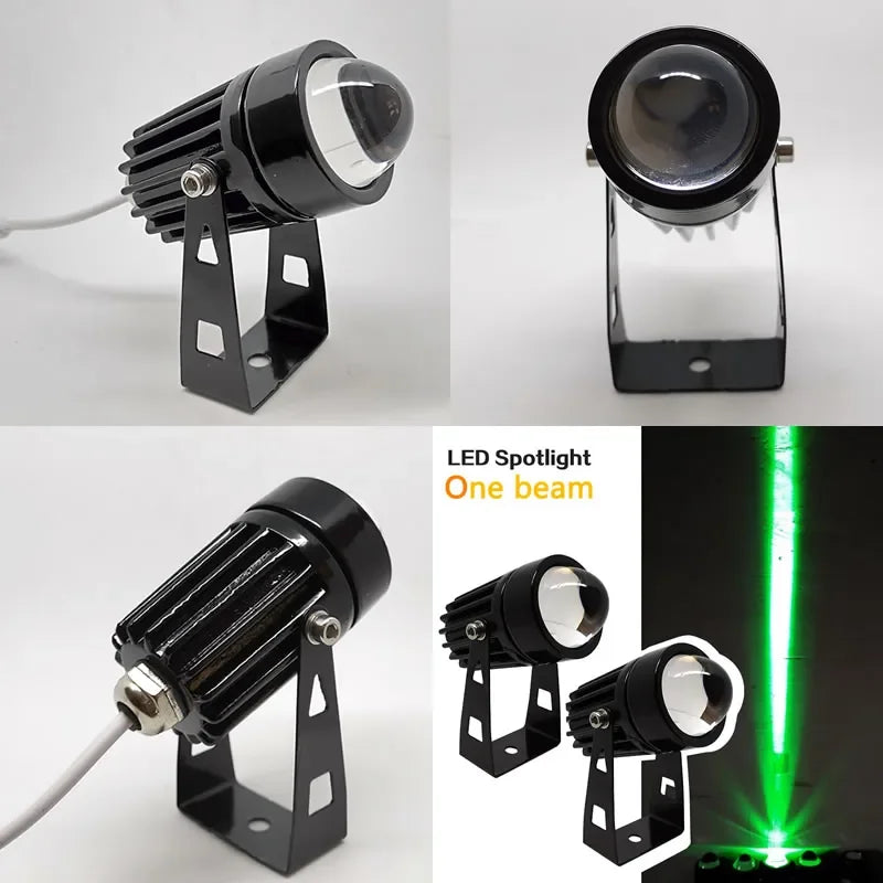 LED de pared para exteriores, iluminación de paisaje de 9W, 12W, 220V, rojo, verde, azul, RGB, IP66, impermeable, luces de un h