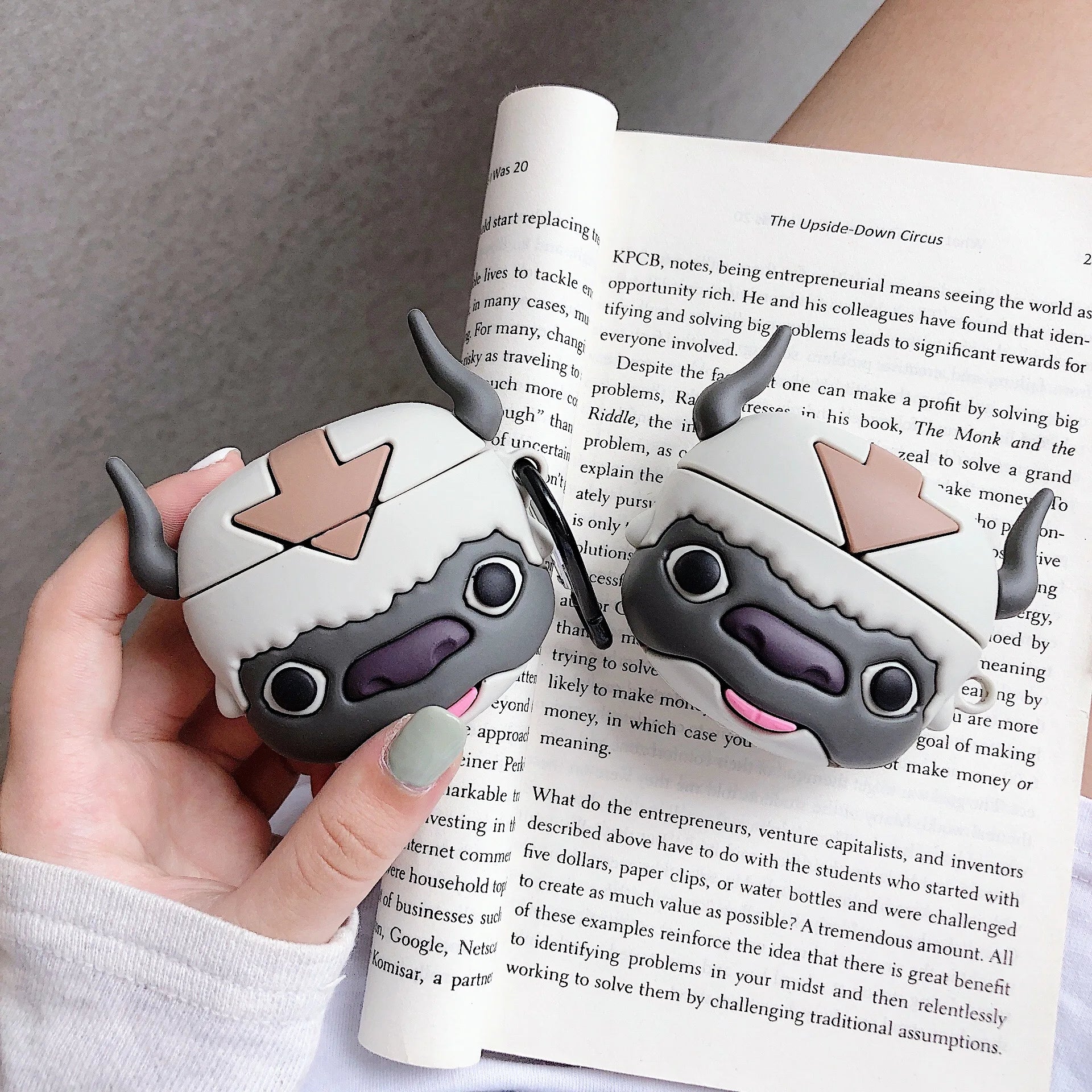 Headphone Case For Airpods 4 case  2 1 2Pro pro3 case Shell Cute Cartoon Popular Caw Design Silicone Ear Buds case with Hook